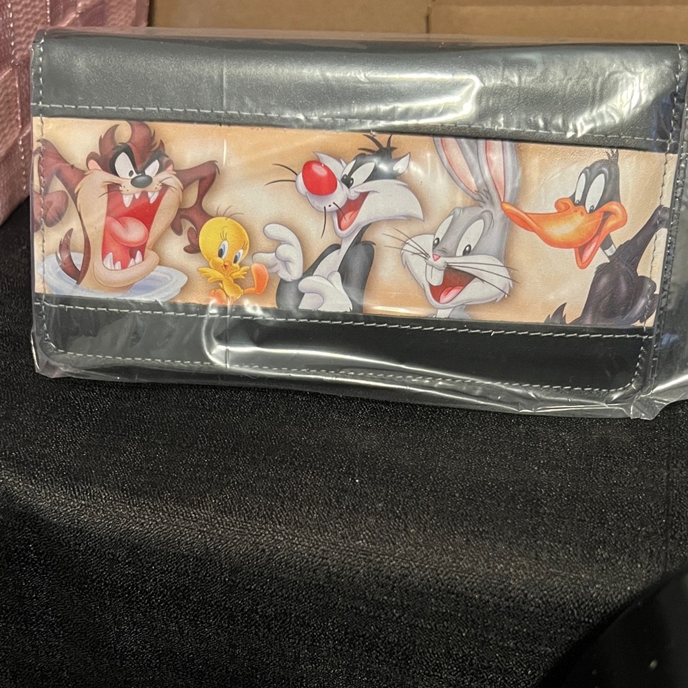 Looney Tunes Character Wallet check book holder brand new